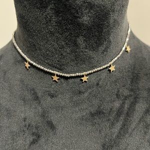 Boutique Beaded Star Necklace Choker